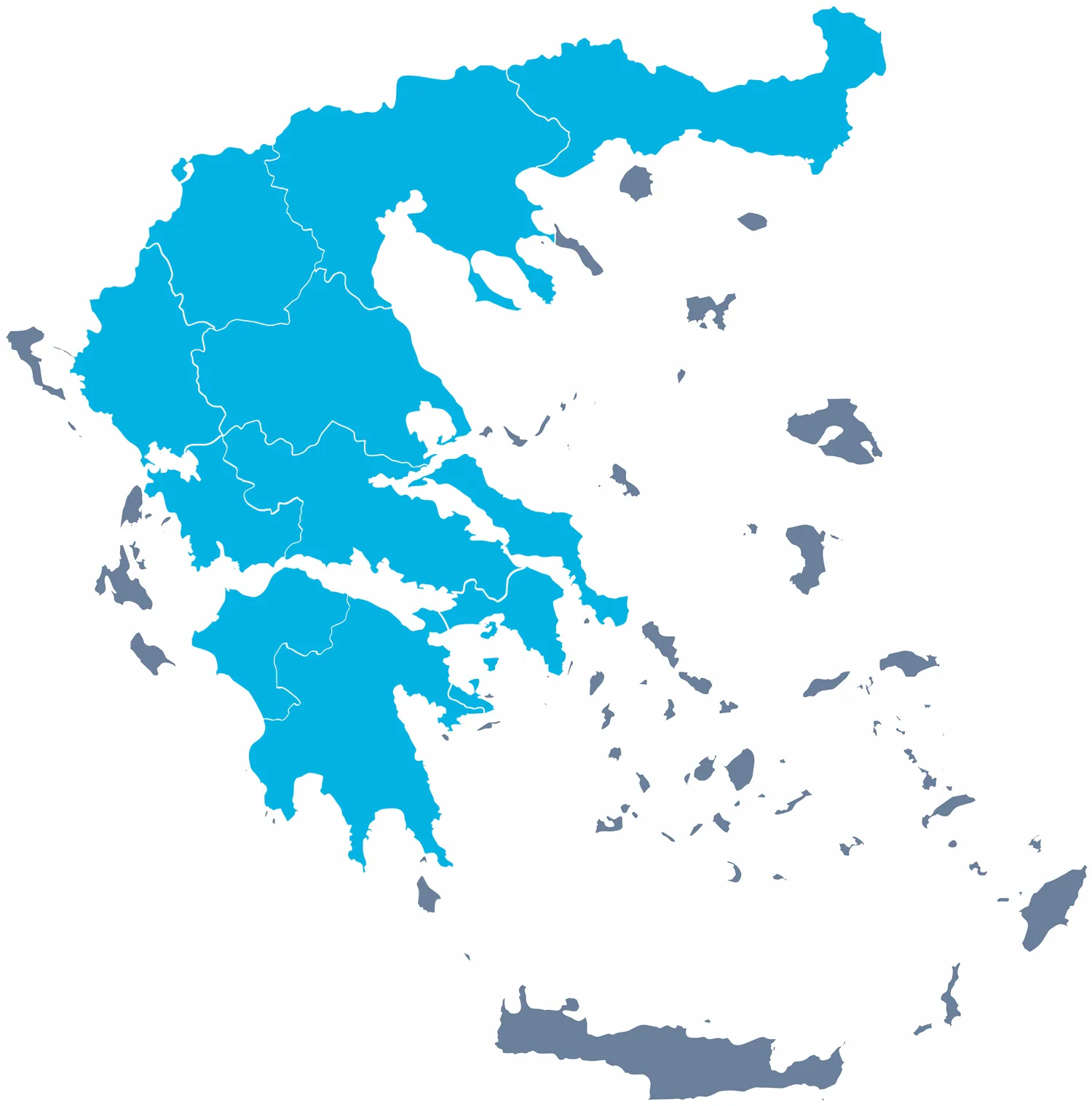map greece